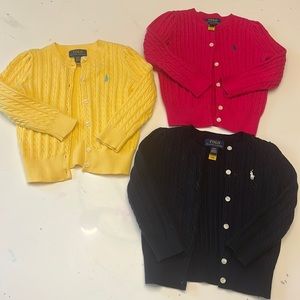 2T girls Ralph Lauren cardigan